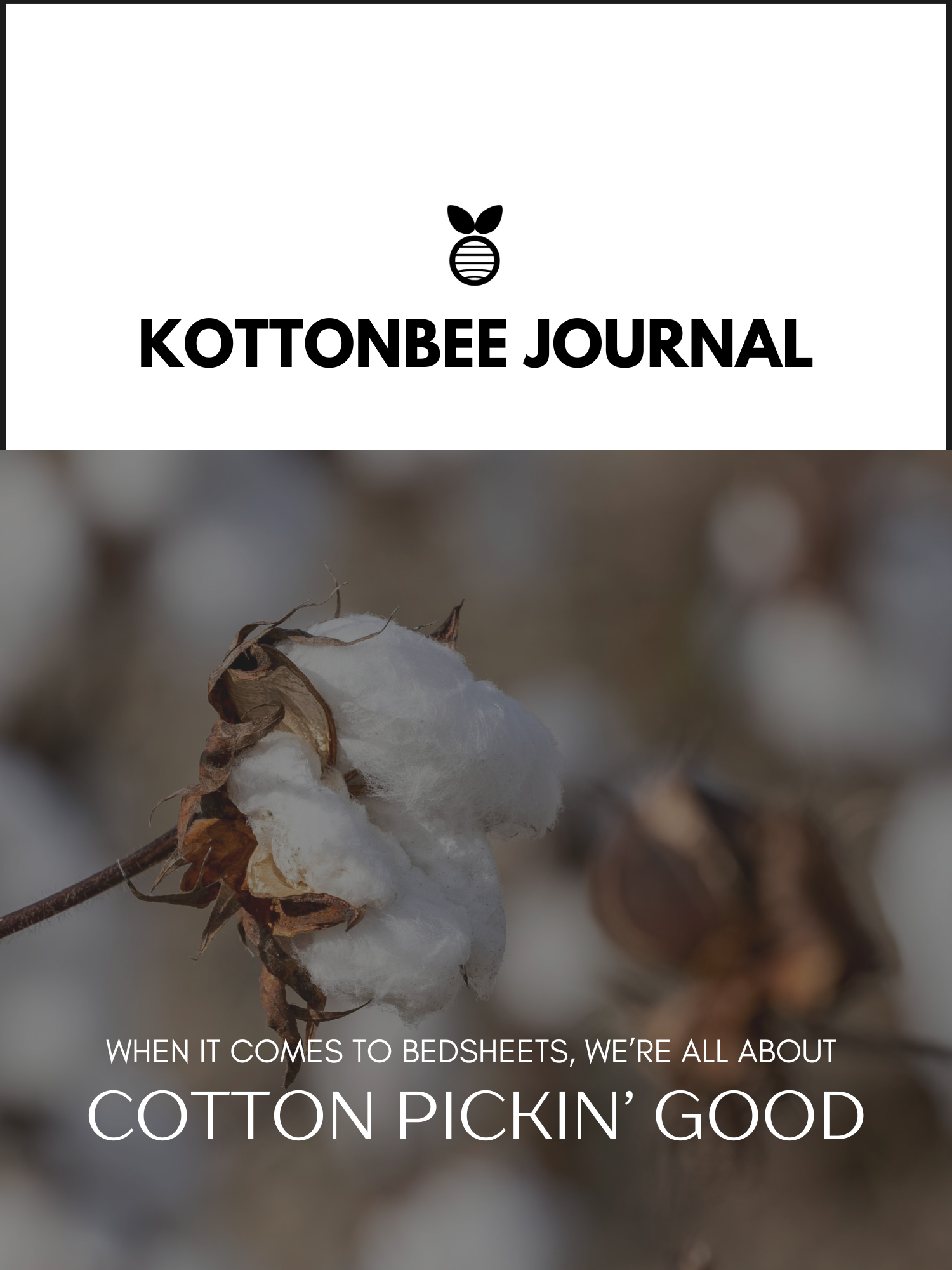 Cotton Pickin’ Good: Why We Chose 100% Cotton for KottonBee