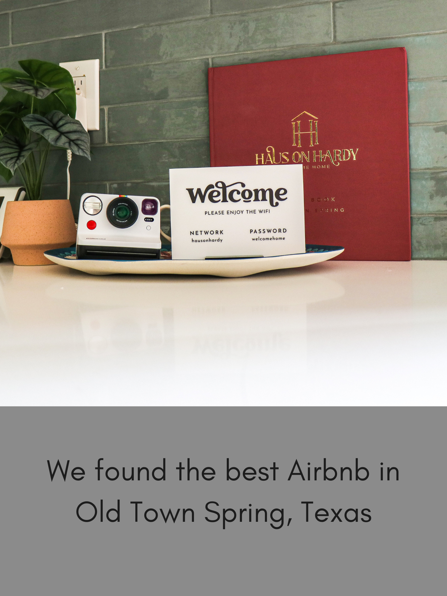 This is the best Airbnb we discovered in Old Town Spring, Texas.