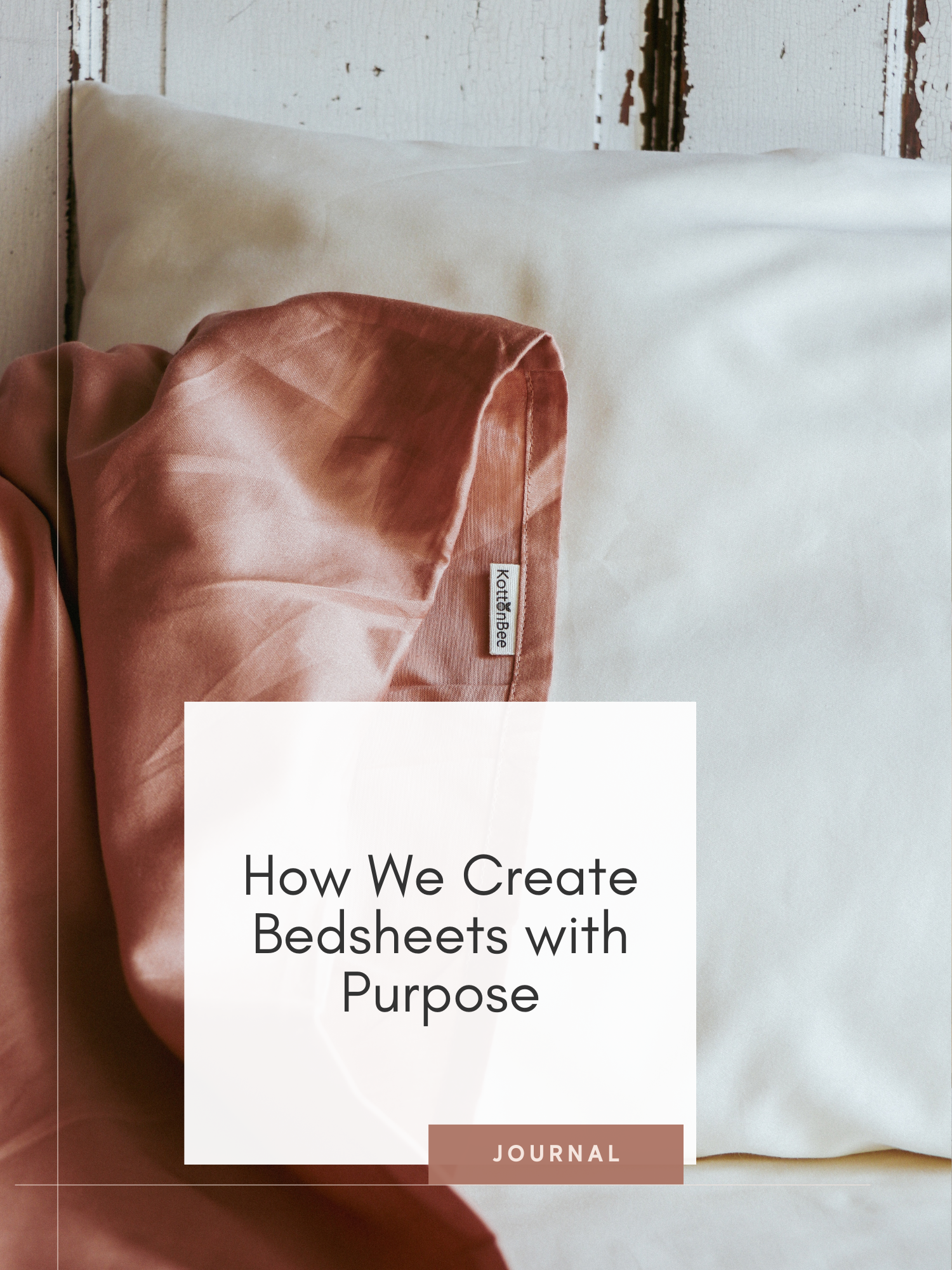 Cotton bedsheets with purpose